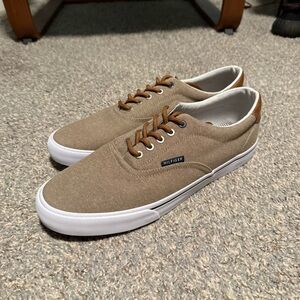 Tommy Hilfiger Tan Canvas Sneakers